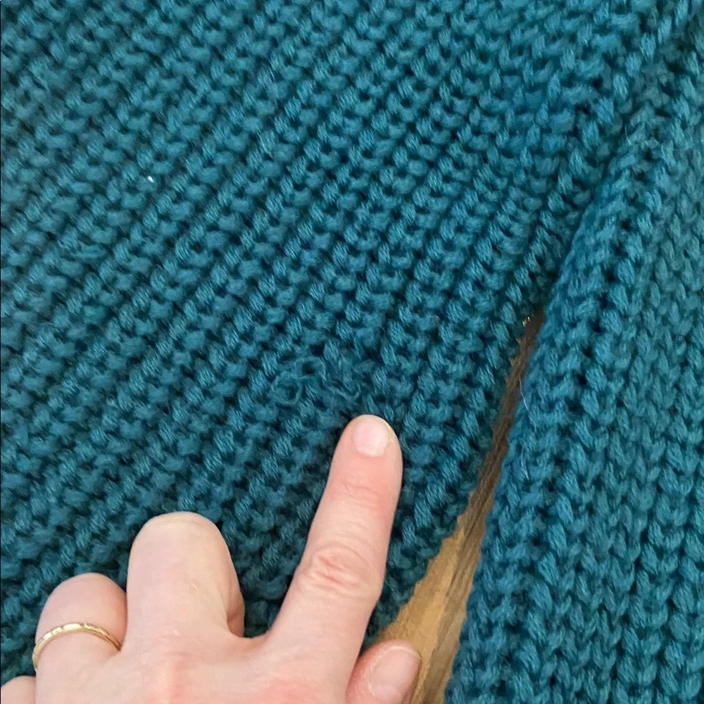 PAUL SMITH restored turtleneck chunky wool sweater XL - Picture 8 of 10